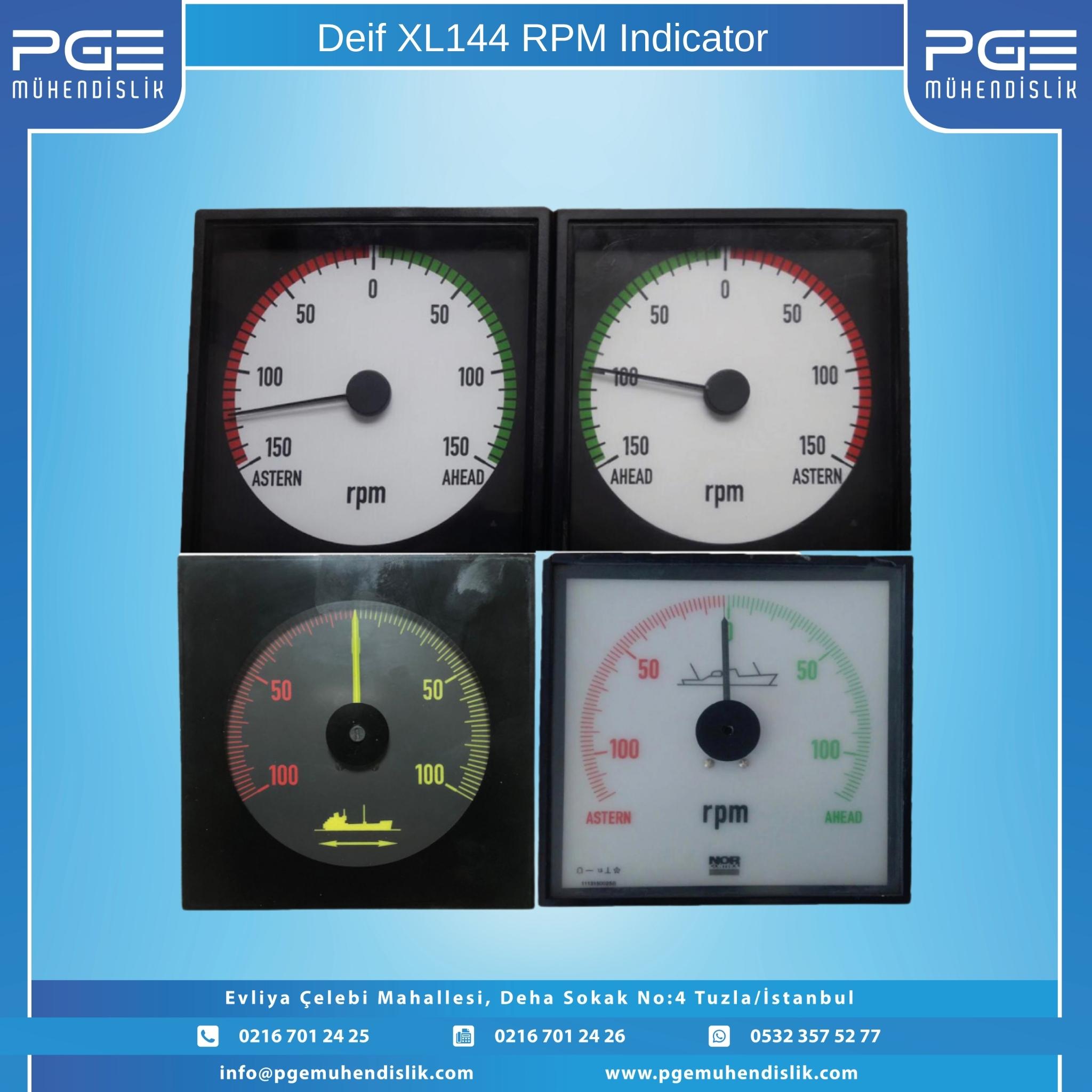 Deif XL144 RPM Indicator